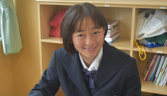 自動車整備科 青山 桃子さん